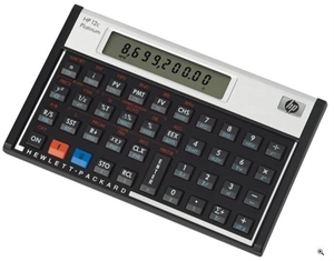 HP 12CPL calculatrice financière. Platinum